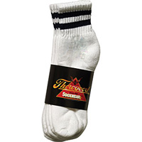 CoolMax White Ankle  Large