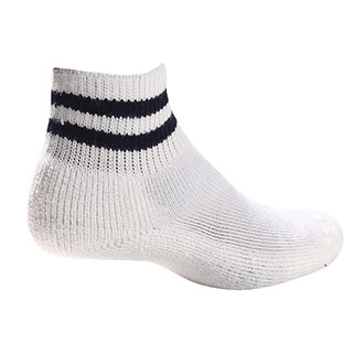 Thorlo Postal Approved White Ankle - Large
