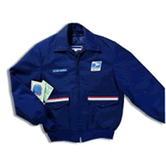 Postal Jacket Bomber Style with Liner for Men Letter Carriers and Motor Vehicle Service Operators