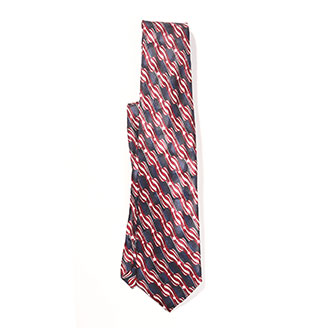 Four In Hand Stars and Stripes Tie for Window Clerks - Long